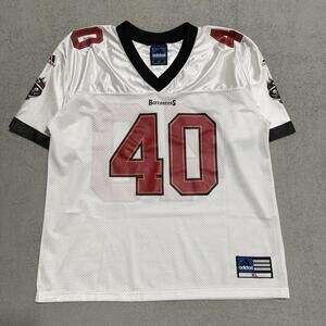 Adidas Mike Alstott #40 Tampa Bay Buccaneers NFL Jersey White Size XL Men’s